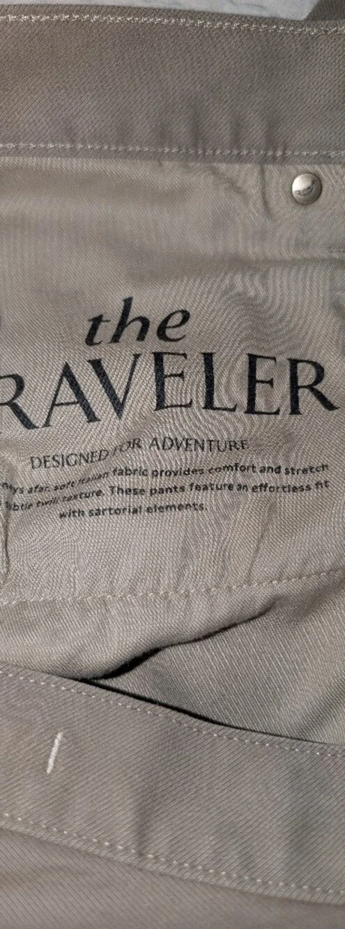 NWT Men's Banana Republic Slim Fit Traveler Tan/khaki Chino Pants 30x30
